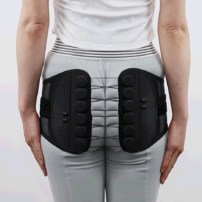 巻く位置：骨盤